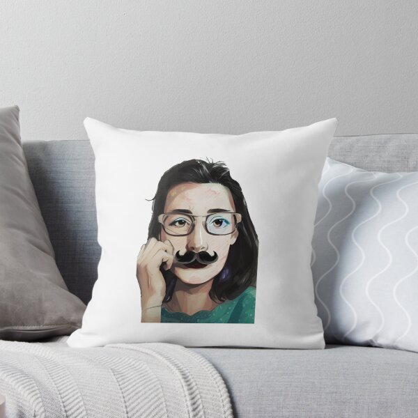 Item preview, woman with mustache designed and sold by MorningGlory1.