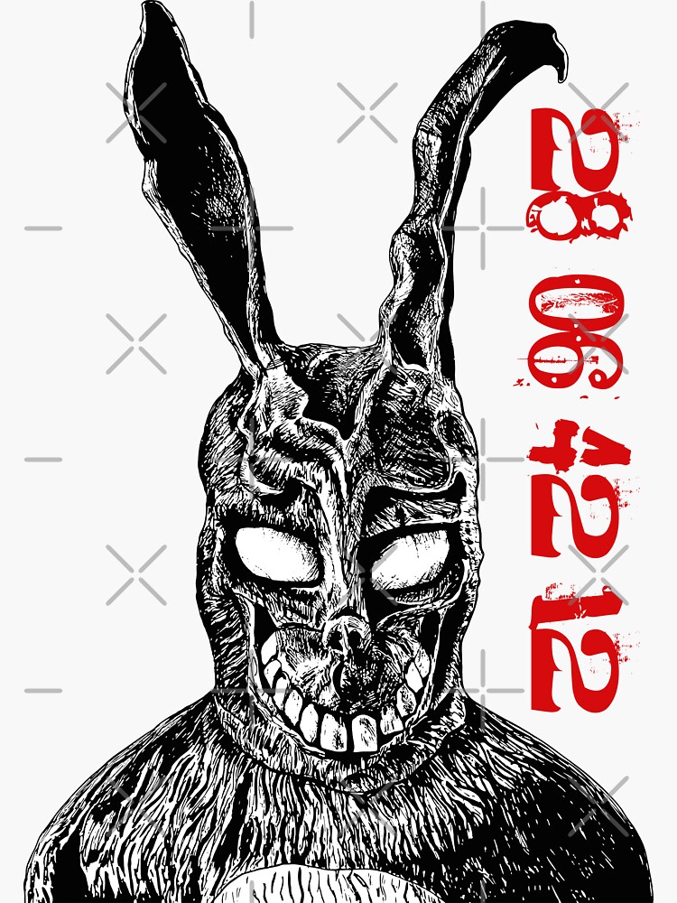 "Frank the Rabbit" Sticker for Sale by Nizamo Redbubble