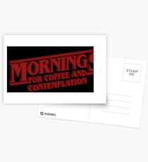 Coffee and Contemplation Postcards