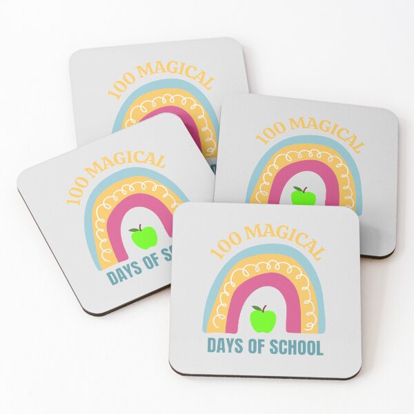 Item preview, 100 Magical Days Of School The Best Teacher Rainbow Green Apple Design designed and sold by BestTeacher.