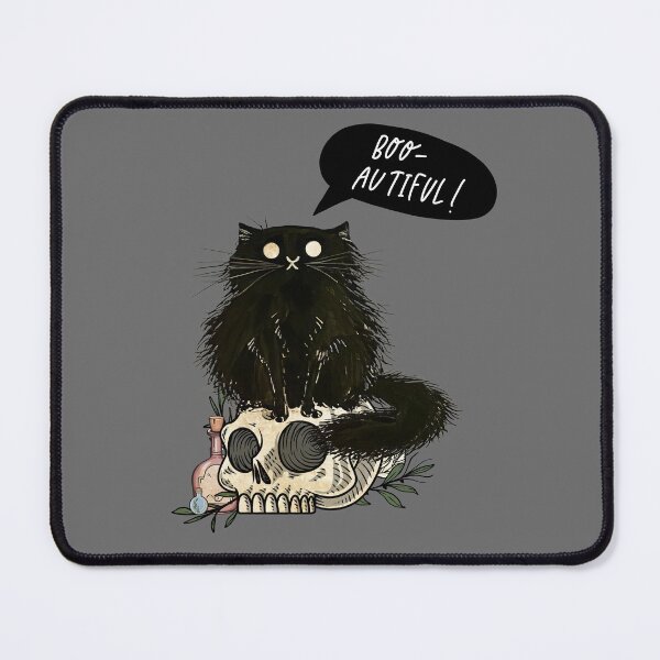 Item preview, Bootiful - Halloween Cat & Skull designed and sold by antevasinart.