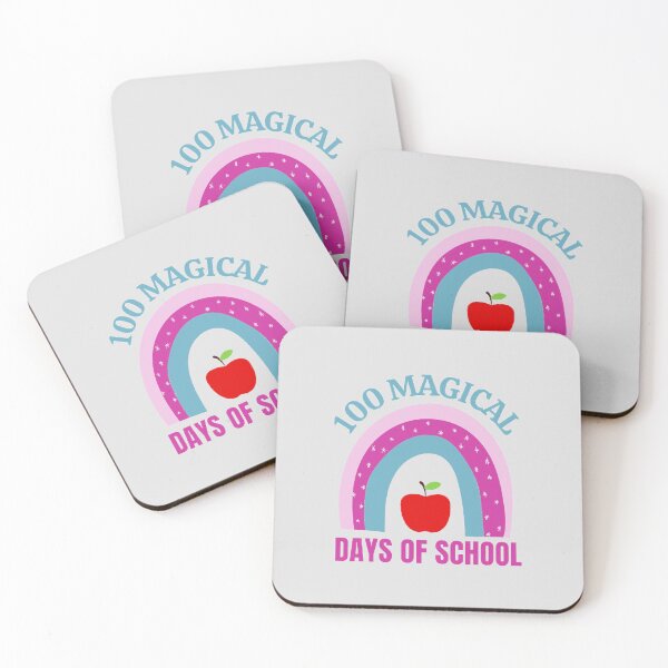 Item preview, 100 Magical Days Of School The Best Teacher Rainbow Purple Design designed and sold by BestTeacher.