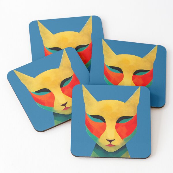 Item preview, Minimalist style cat designed and sold by hamptidampti.
