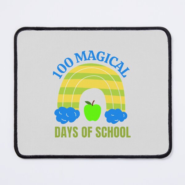 Item preview, 100 Magical Days Of School The Best Teacher Rainbow Yellow Green Design designed and sold by BestTeacher.