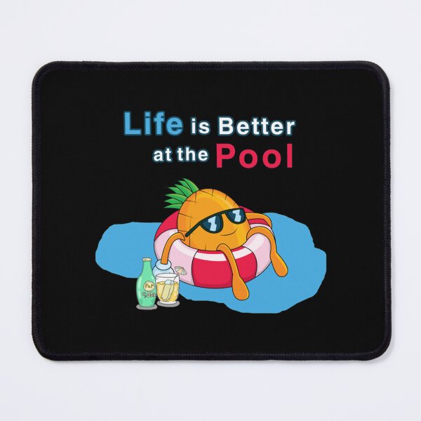 Item preview, Life is Better at the Pool Pineapple chill designed and sold by ShopNinoLV.