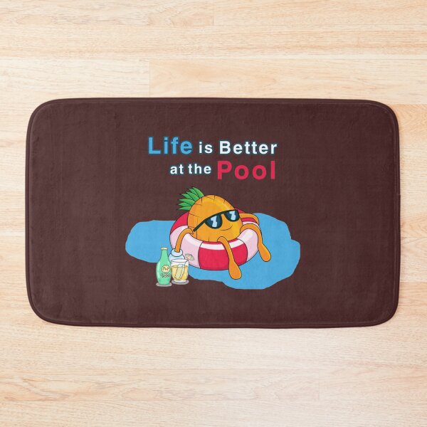 Item preview, Life is Better at the Pool Pineapple chill     designed and sold by ShopNinoLV.