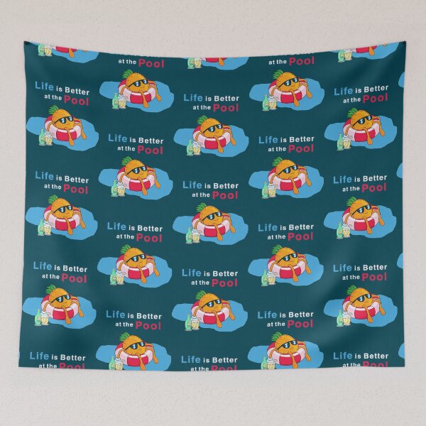 Item preview, Life is Better at the Pool Pineapple chill     designed and sold by ShopNinoLV.
