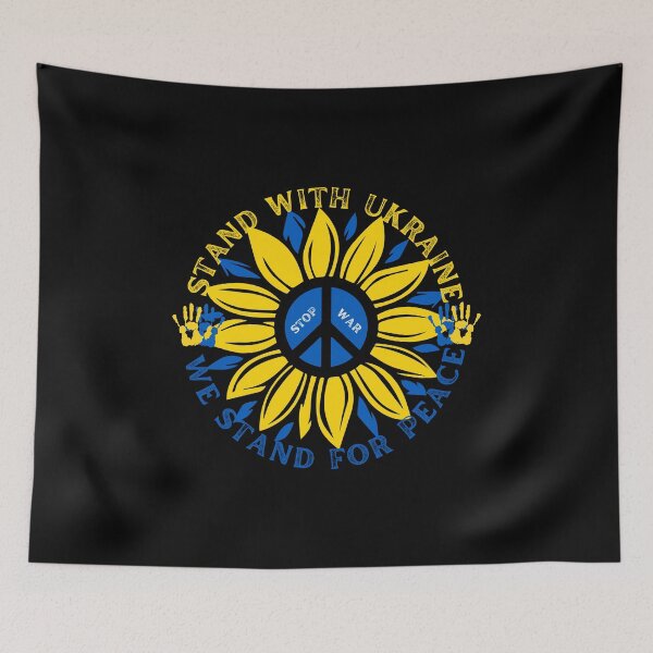 Item preview, Stand With Ukraine Illustrated Digital Design designed and sold by mangaworldart.