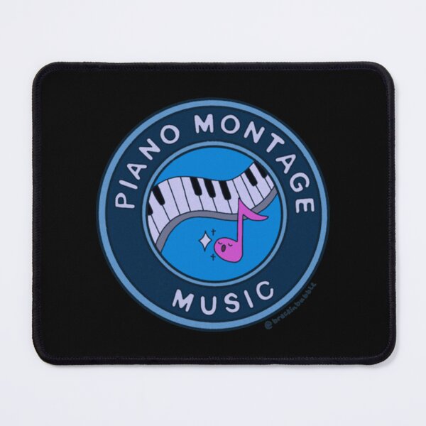 Item preview, Piano Montage Music Badge designed and sold by ShopNinoLV.