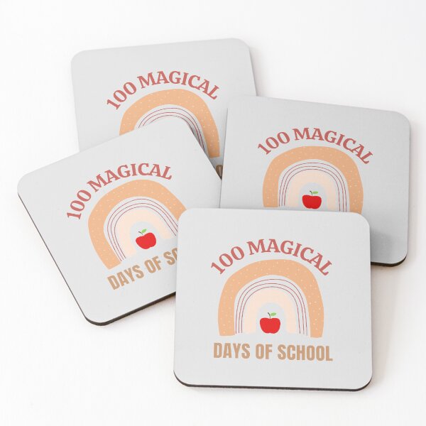 Item preview, 100 Magical Days Of School The Best Teacher Rainbow Brown Design designed and sold by BestTeacher.