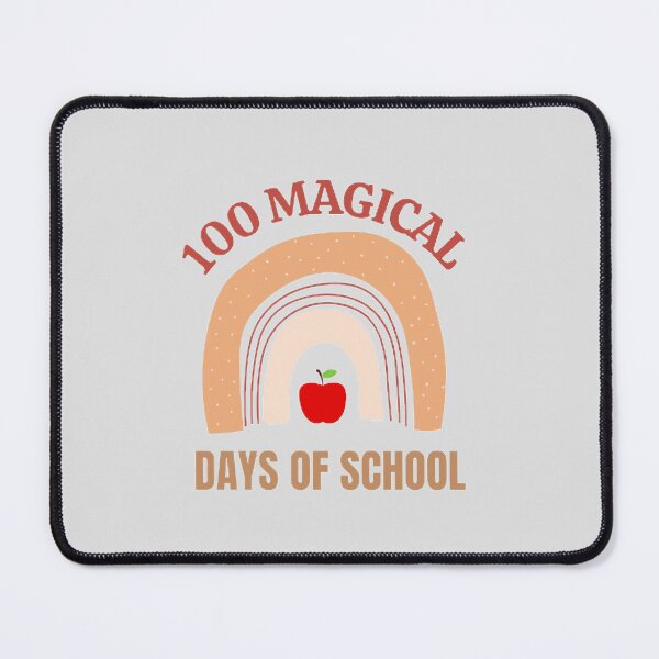 Item preview, 100 Magical Days Of School The Best Teacher Rainbow Brown Design designed and sold by BestTeacher.