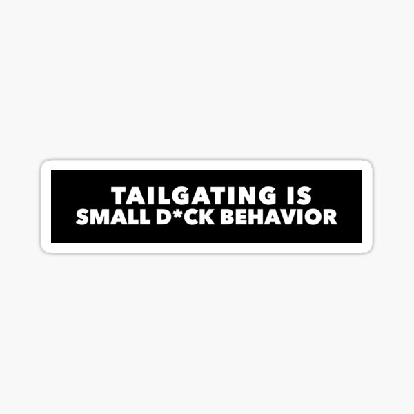 Funny GO AROUND, YOU IDIOT Anti Tailgater BUMPER STICKER rude decal slow  car