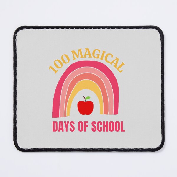 Item preview, 100 Magical Days Of School The Best Teacher Rainbow Pink Design designed and sold by BestTeacher.