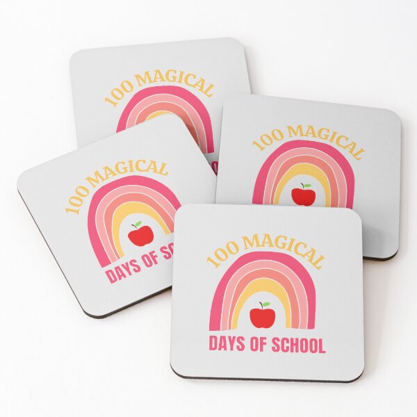 Item preview, 100 Magical Days Of School The Best Teacher Rainbow Pink Design designed and sold by BestTeacher.