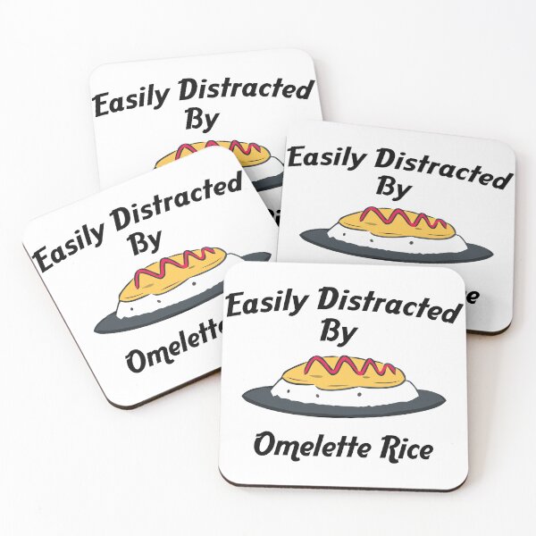 Item preview, Easily Distracted By Omelette With Rice Kawaii Omurice  designed and sold by BestTshirtArt.