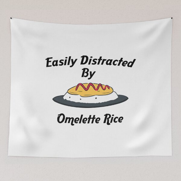 Item preview, Easily Distracted By Omelette With Rice Kawaii Omurice  designed and sold by BestTshirtArt.