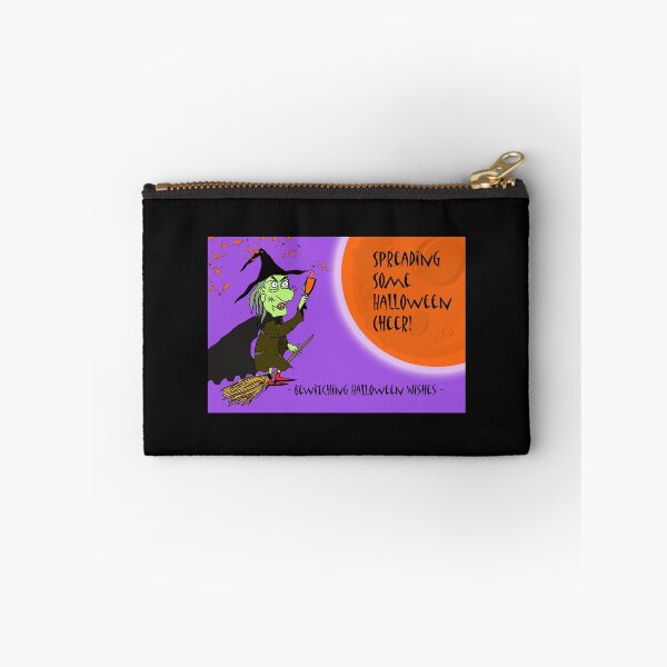 Item preview, Green Witch Spreading Halloween Cheer designed and sold by ShoaffBallanger.
