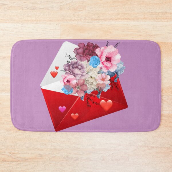 Item preview, Envelope With Flowers And Hearts designed and sold by atroffire.