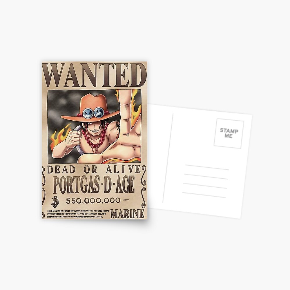 Póster for Sale con la obra «Póster de recompensa de One Piece Ace» de  CoffeeToRelax