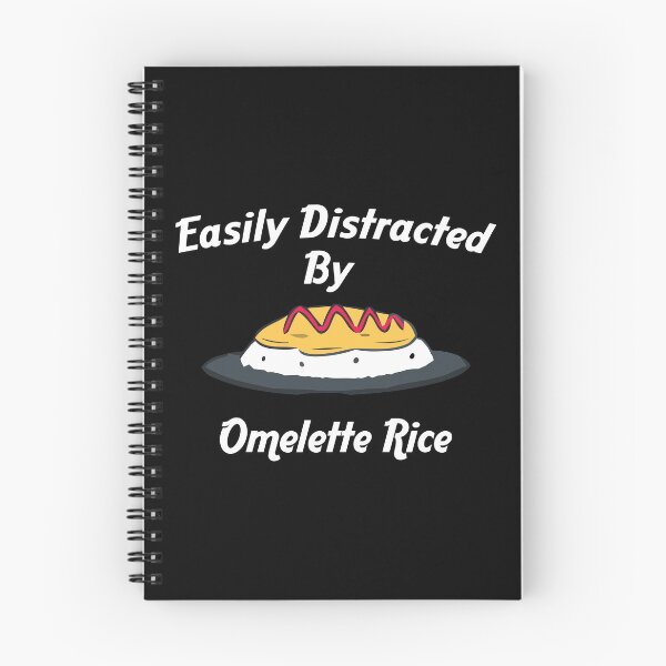 Item preview, funny omelette lovers,Easily Distracted By Omelette With Rice Kawaii Omurice  designed and sold by BestTshirtArt.