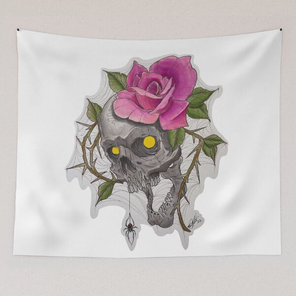 Item preview, spider-skull designed and sold by horla-tattoo.