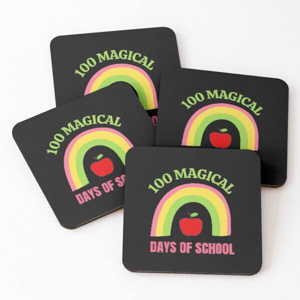 Item preview, 100 Magical Days Of School The Best Teacher Rainbow Green Design designed and sold by BestTeacher.