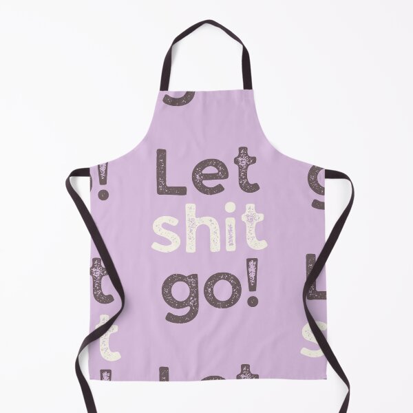 Item preview, Let shit go! simple pattern grunge typewriter style designed and sold by WordStruggle.