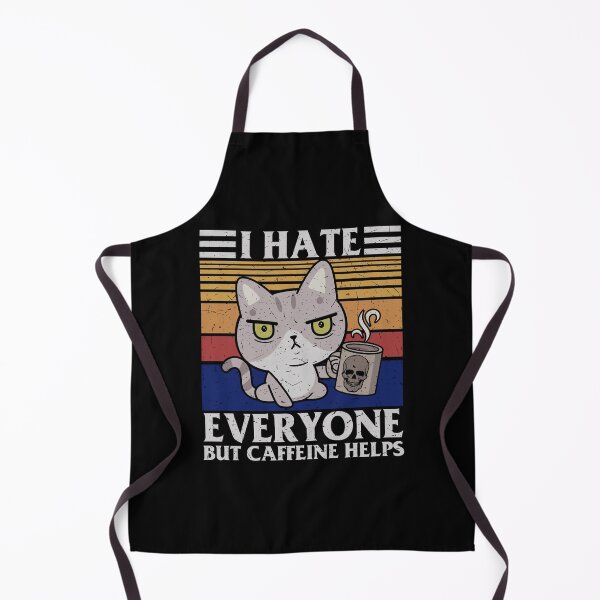 Item preview, I Hate Everyone But Caffeine Helps - Coffeeholic Quotes designed and sold by antevasinart.