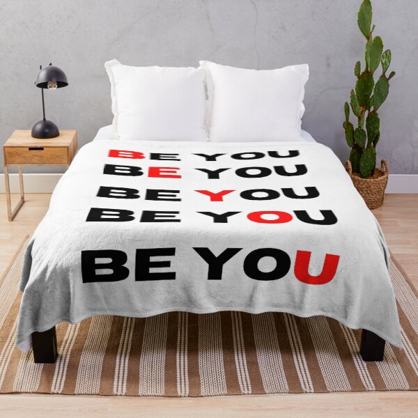 Item preview, Be You repeated word design designed and sold by HuGoDesignZ.