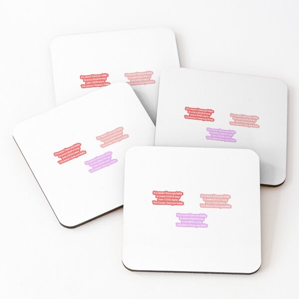 Item preview, It's cause I love you babe sticker pack designed and sold by ameliazhengg.