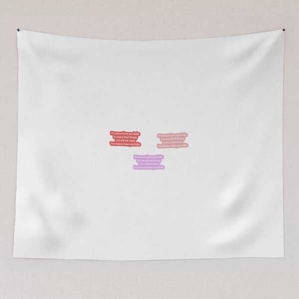 Item preview, It's cause I love you babe sticker pack designed and sold by ameliazhengg.