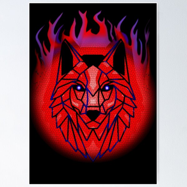 Item preview, ZIDIKA WOLF GRAPHIC DESIGN designed and sold by UJ7777.