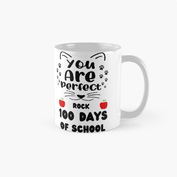 Item preview, You Are Perfect Rock 100 Days Of School The Best Teacher Cat Paw Design designed and sold by BestTeacher.
