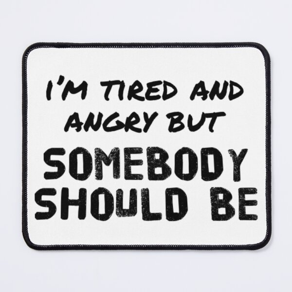 Item preview, Somebody Should Be (Black) designed and sold by UnicornPeeps.