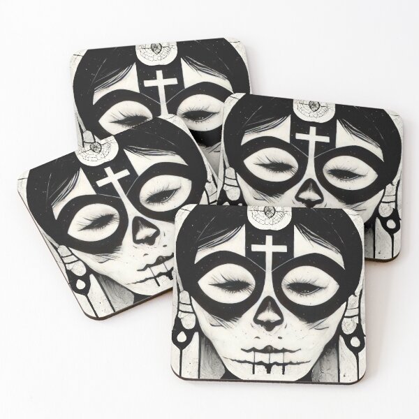 Item preview, Dia De Los Muertos Woman designed and sold by NuminousYes.