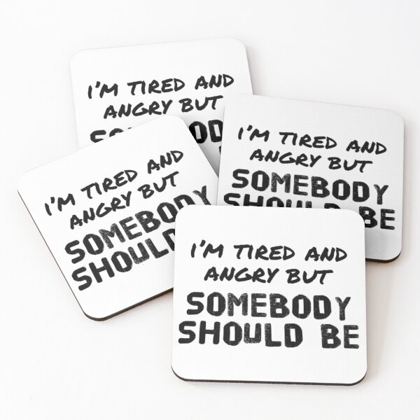 Item preview, Somebody Should Be (Black) designed and sold by UnicornPeeps.