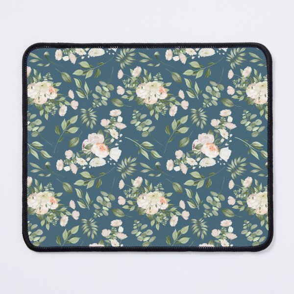 Item preview, Copy of Pretty Floral Pattern on Green Background designed and sold by ElishaKayne.