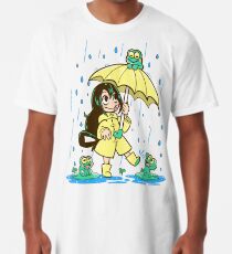 Bestes Frosch-Mädchen Longshirt