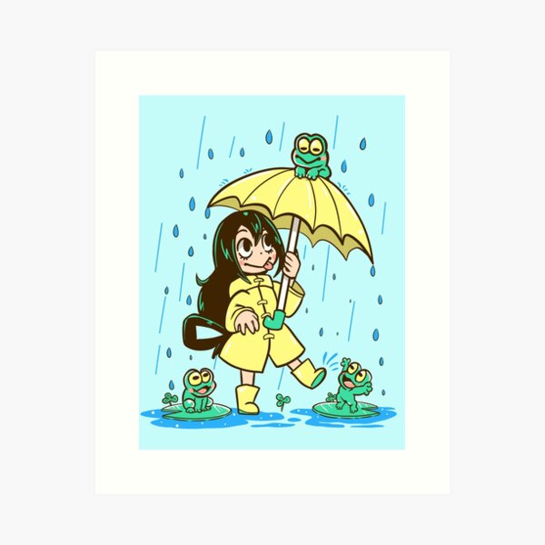 Best Frog Girl Art Print