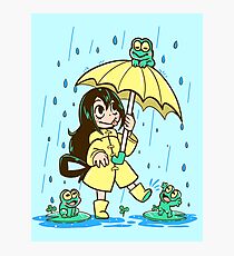 Bestes Frosch-Mädchen Fotodruck