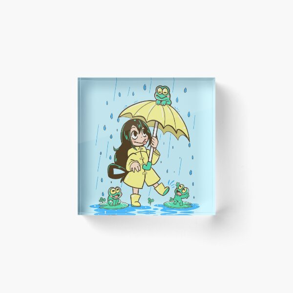 Best Frog Girl Acrylic Block