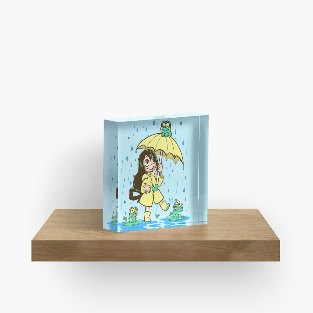Best Frog Girl Acrylic Block