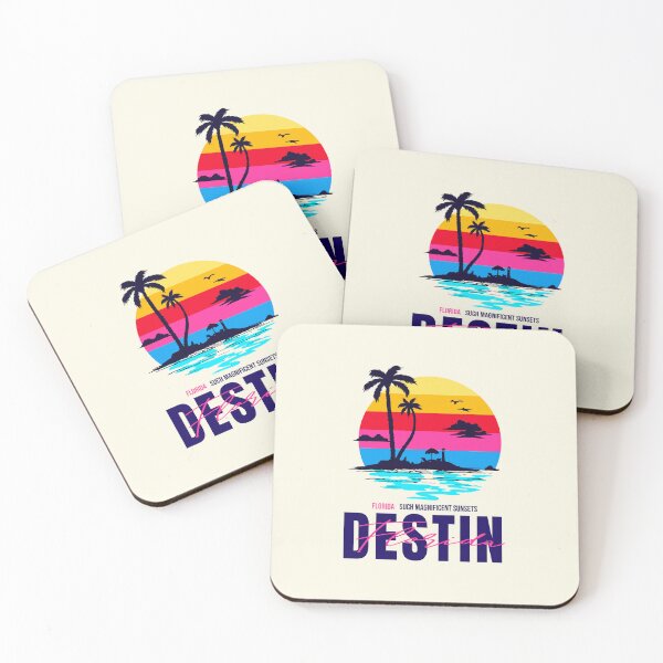 Item preview, Destin Retro Sunset Florida designed and sold by Pearl67.