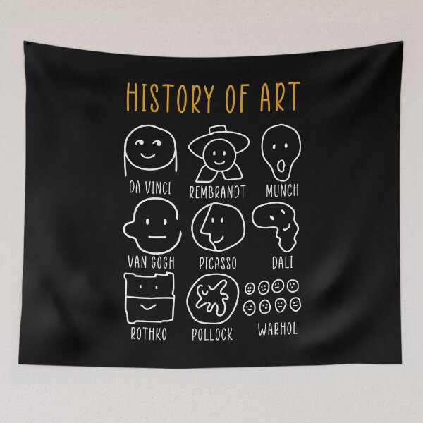 Item preview, History of Art Funny Drawing designed and sold by TShirtoftheYear.