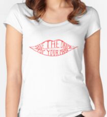 Save the drama for your mama Women's Fitted Scoop T-Shirt