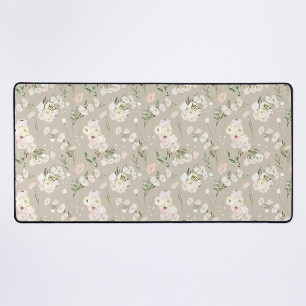 Item preview, Pretty Flower Pattern on Biege Background designed and sold by ElishaKayne.