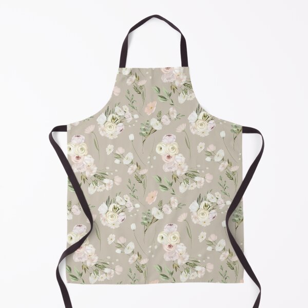 Item preview, Pretty Flower Pattern on Biege Background designed and sold by ElishaKayne.