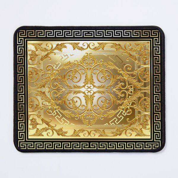 Item preview, Ornate Baroque Gold Black Greek Keys Meander designed and sold by Yiorgos Designs.