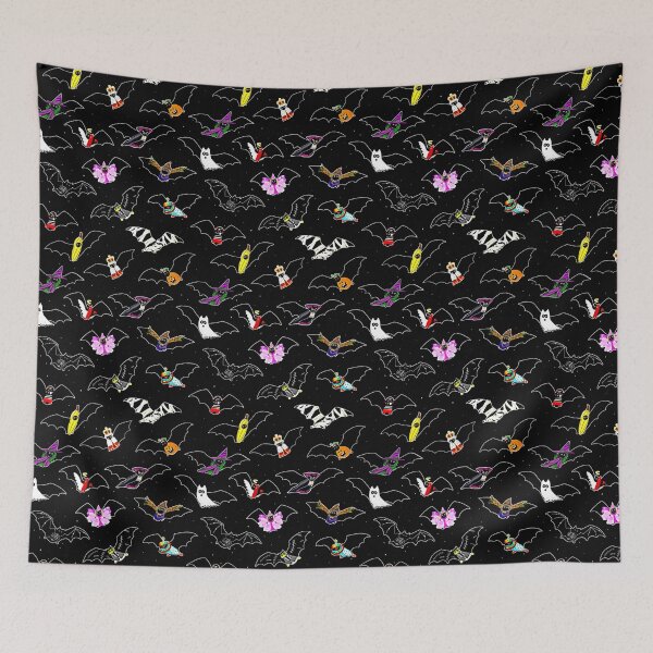 Item preview, halloween bats in costumes designed and sold by saint-shores.