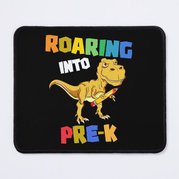 Item preview, Roaring Into Pre-K T-Rex Dinosaur Back To School teacher designed and sold by omgsavariya.